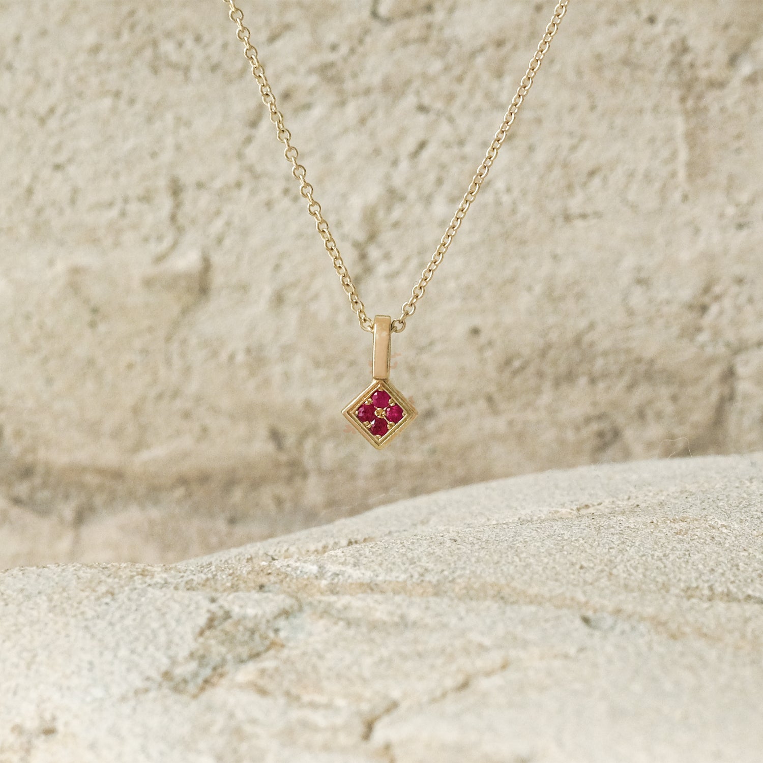 Ruby Sparkle Necklace